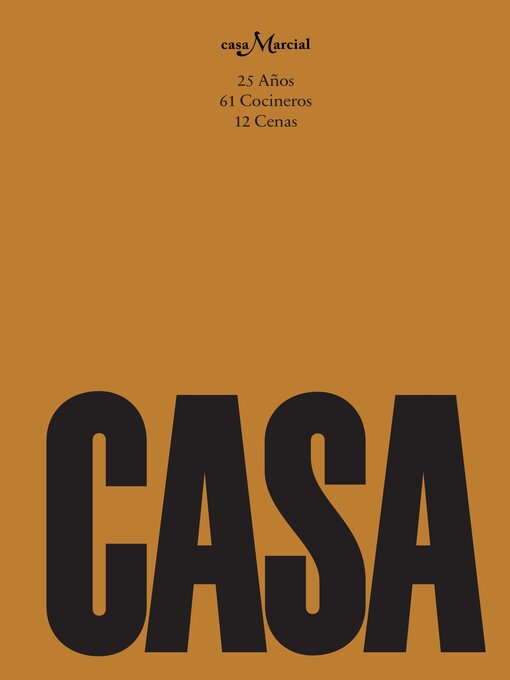Title details for Casa by Nacho Manzano - Available